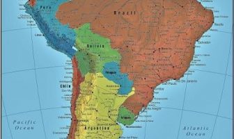 América del Sur mapa