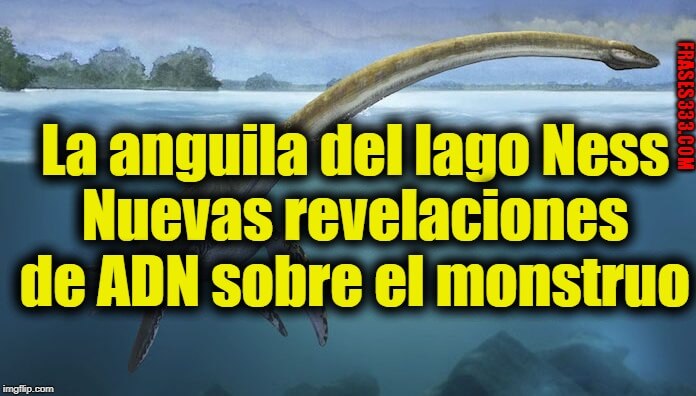 La anguila del lago Ness - Nuevas revelaciones de ADN sobre el monstruo
