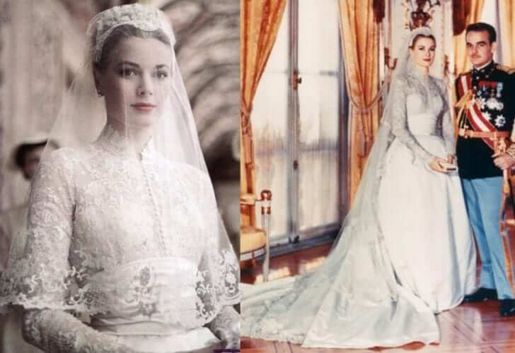 El vestido de novia de Grace Kelly podría ser el vestido de boda más popular de nuestro tiempo y que también pudo haber inspirado el vestido de Kate Middleton cuando se casó con el Príncipe William en 2011