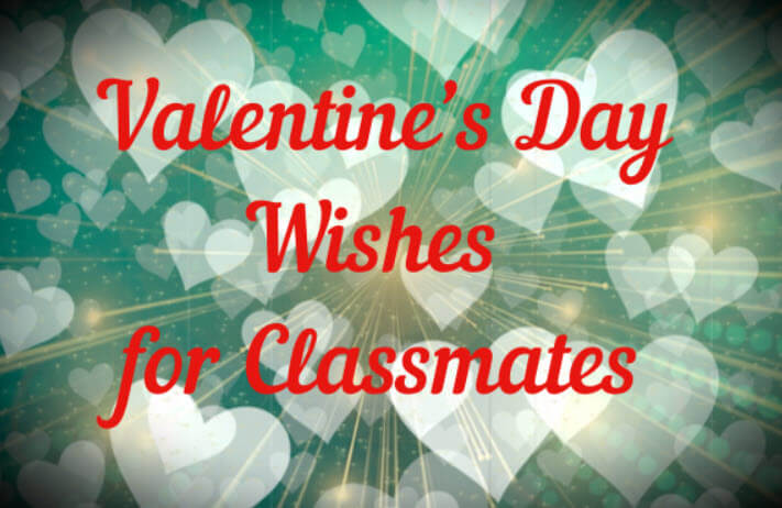 Deseos de San Valentín para compañeros de clase