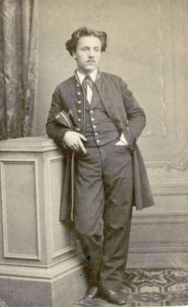 Fauré as a student, 1864