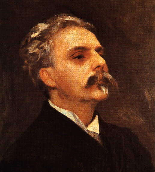 Pintura de Gabriel Fauré por John Singer Sargent, 1889