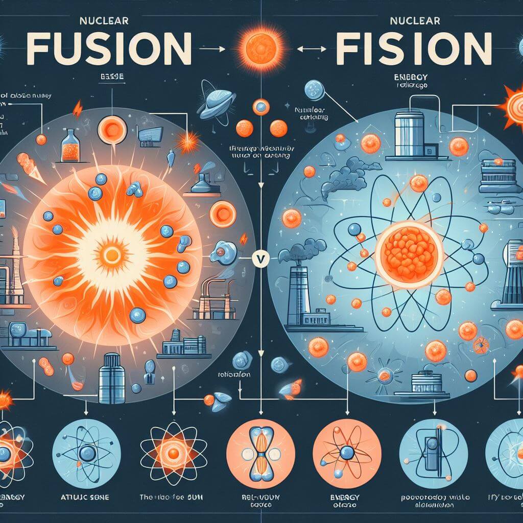 Diferencia entre Fusión y Fisión