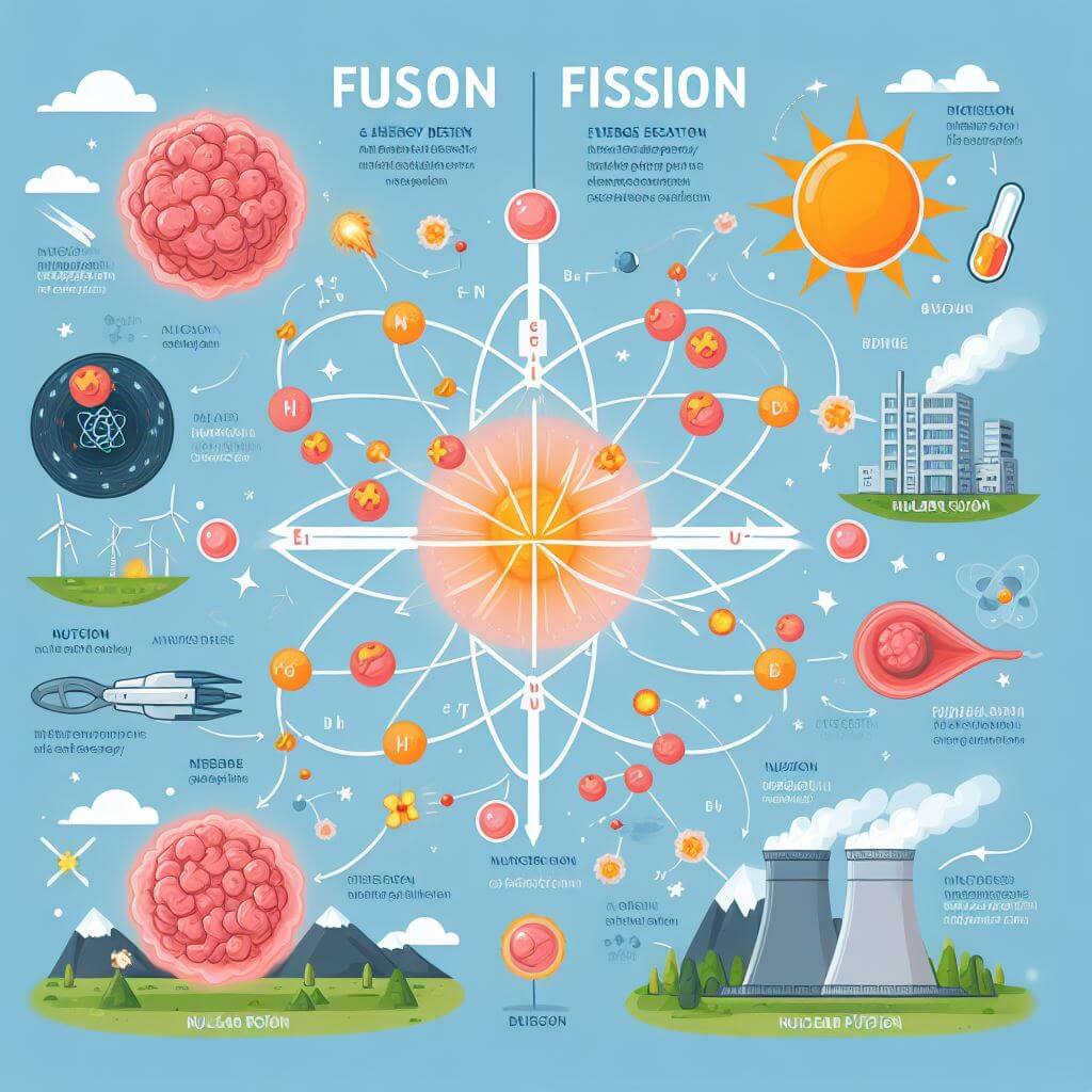 Diferencia entre Fusión y Fisión