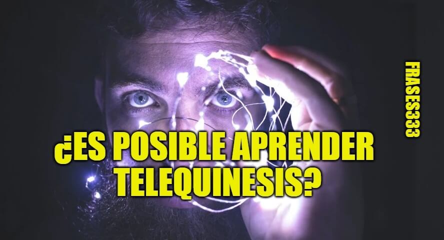 ¿Es posible aprender telequinesis?